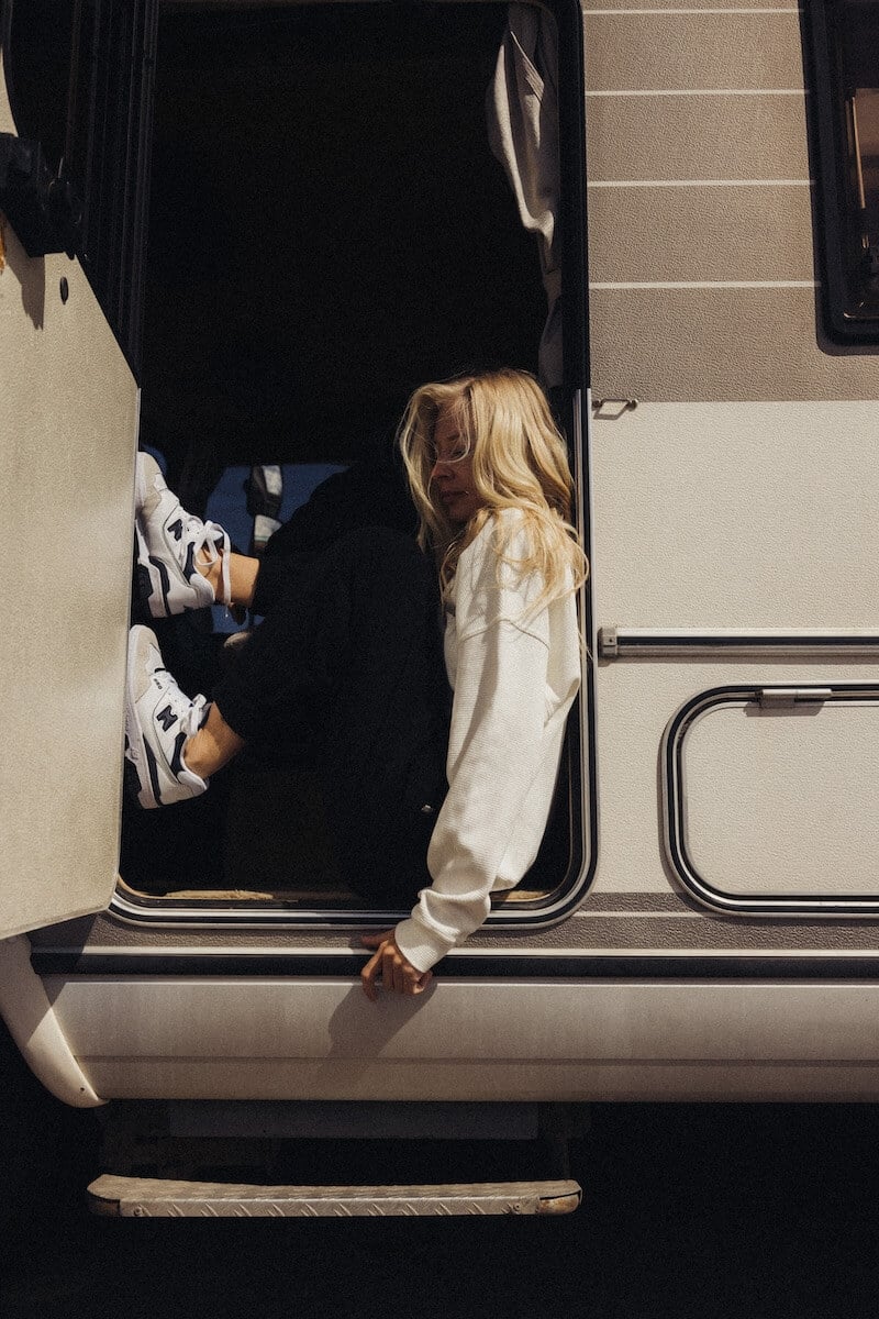 Waffle Hoodie - Vintage White