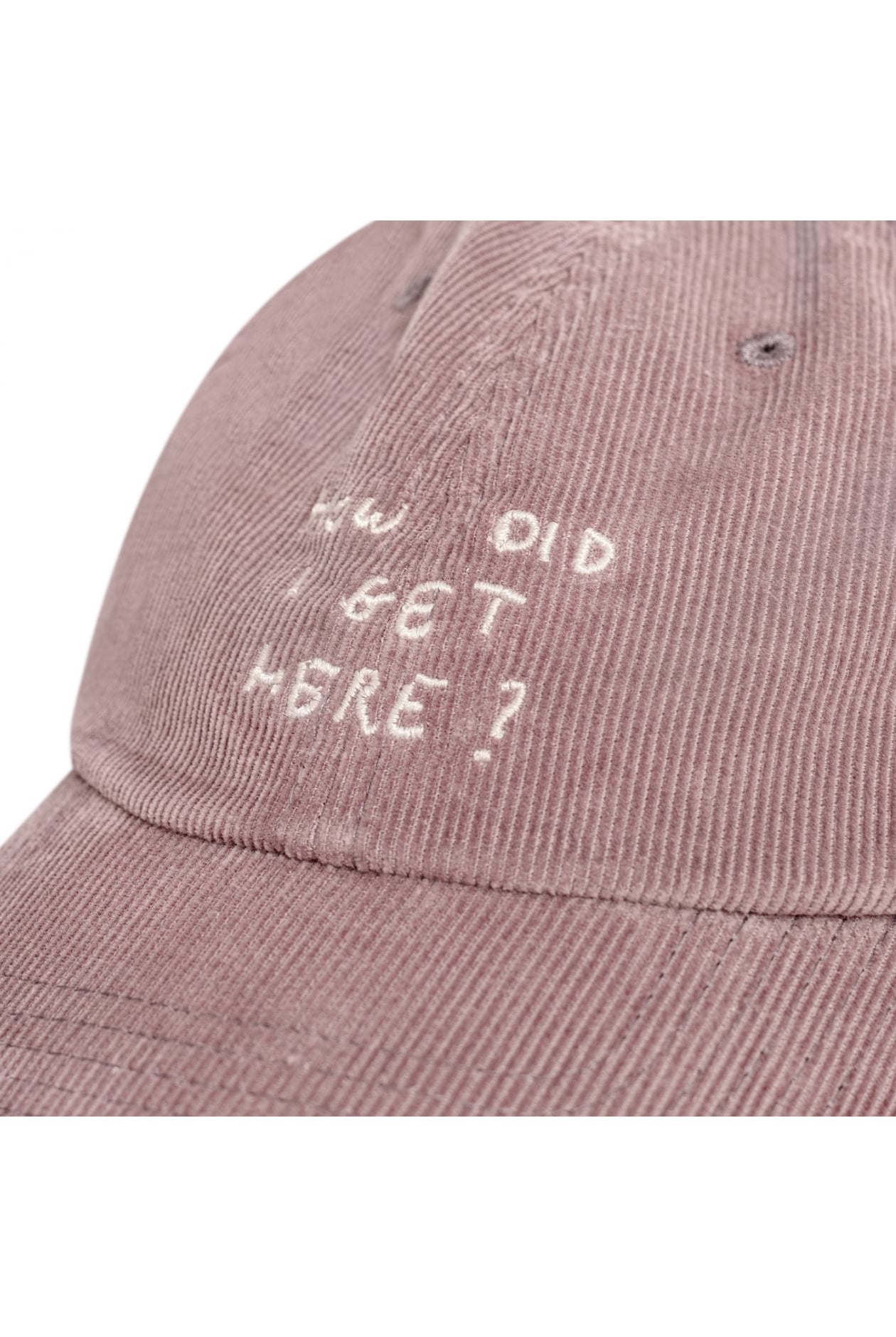 Lost In The Box Cord Cap - Dirty Pink