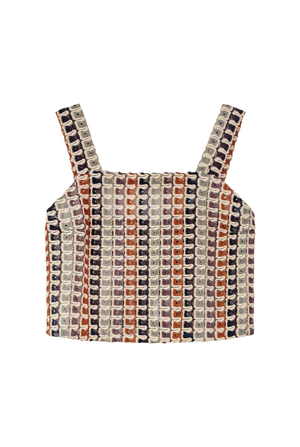 Crochet Crop Top - Multicolor | Surf Inc. Crochet Crop Top - Multicolor | Surf Inc.