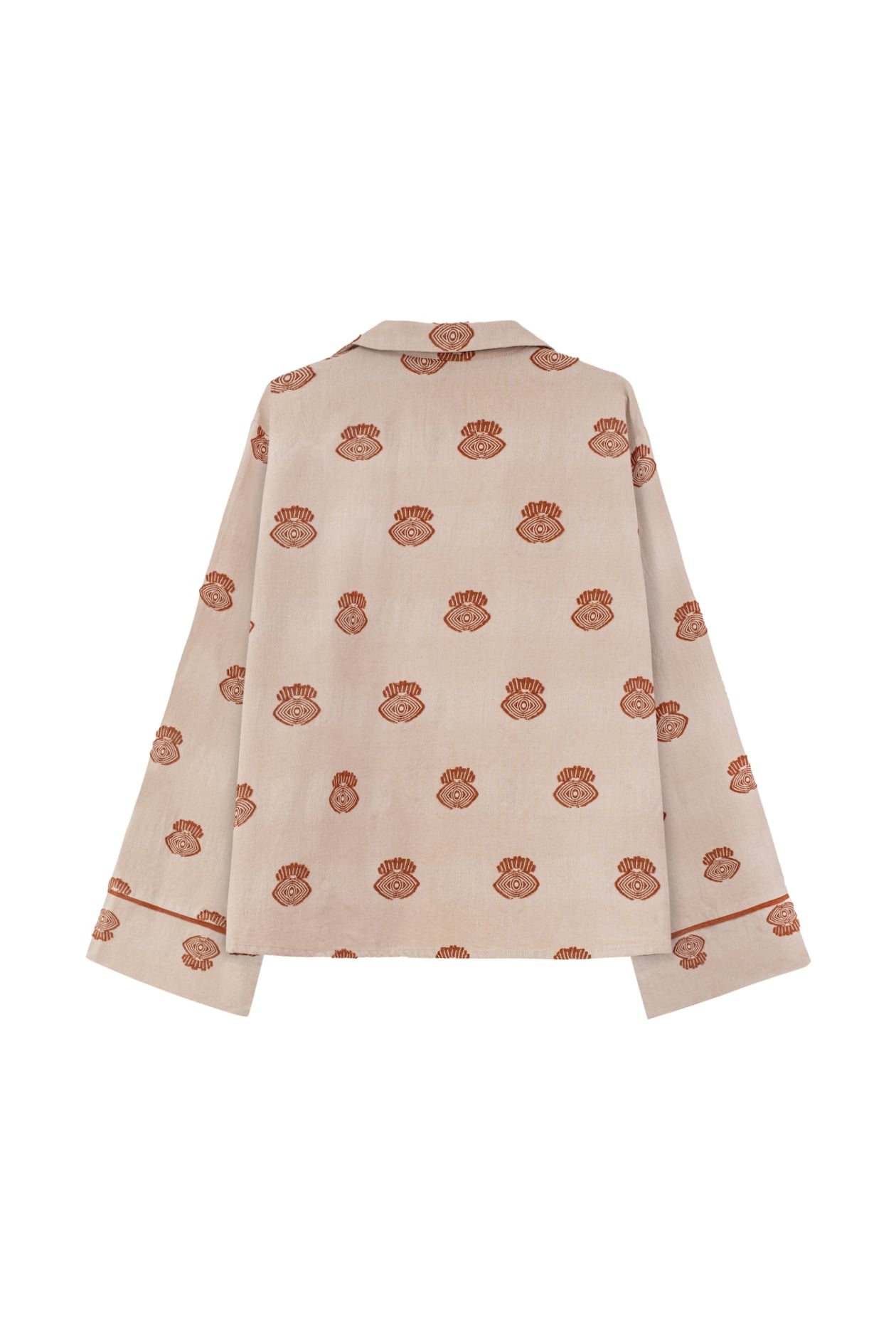 Stormy Eyes Wide Shirt - Cookie