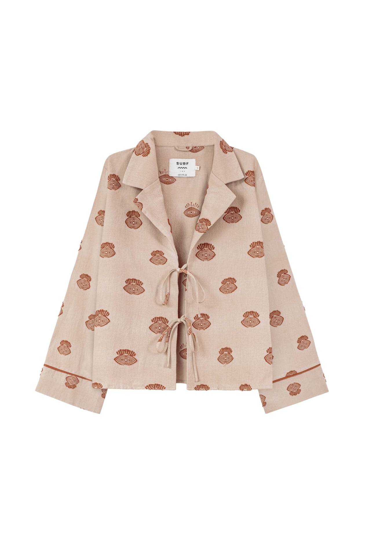 Stormy Eyes Wide Shirt - Cookie