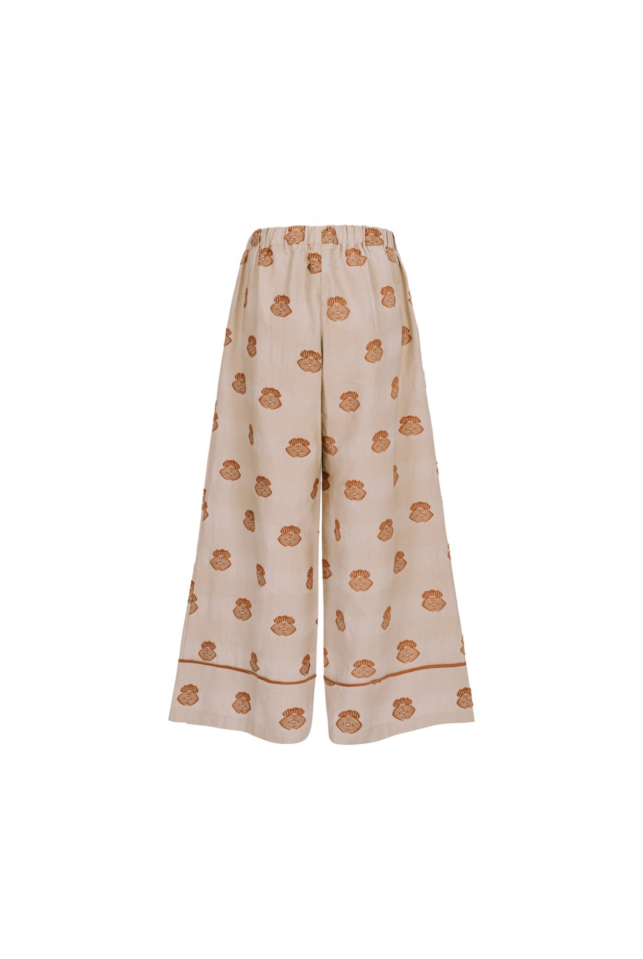 Stormy Eyes Loose Pants - Cookie