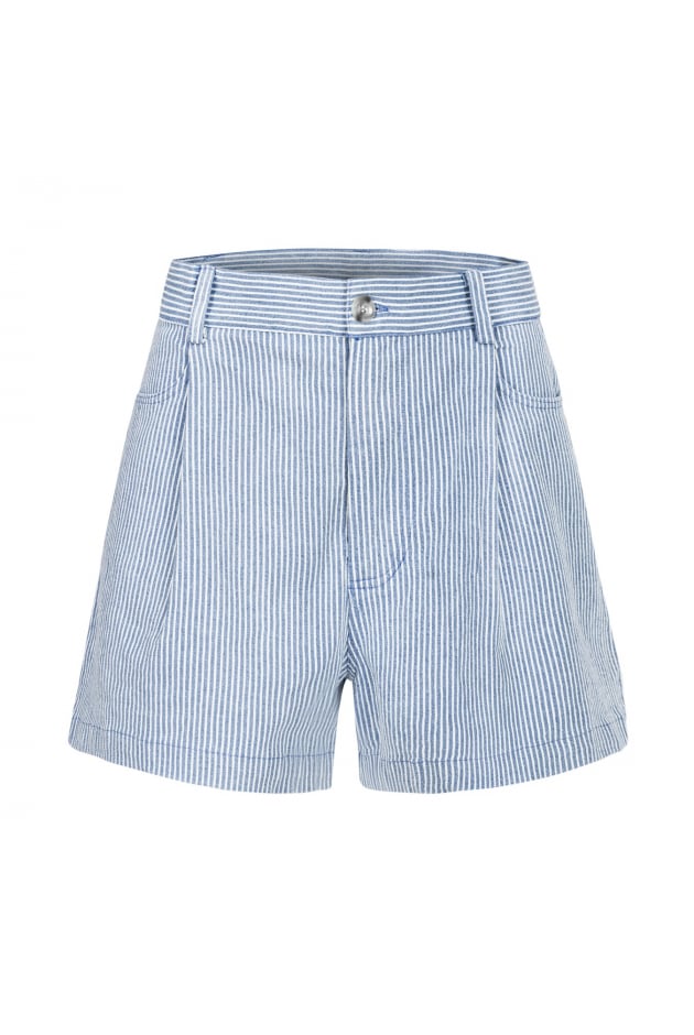 Denim Stripe Shorts - Light Blue | Surf Inc. Denim Stripe Shorts - Light Blue | Surf Inc.