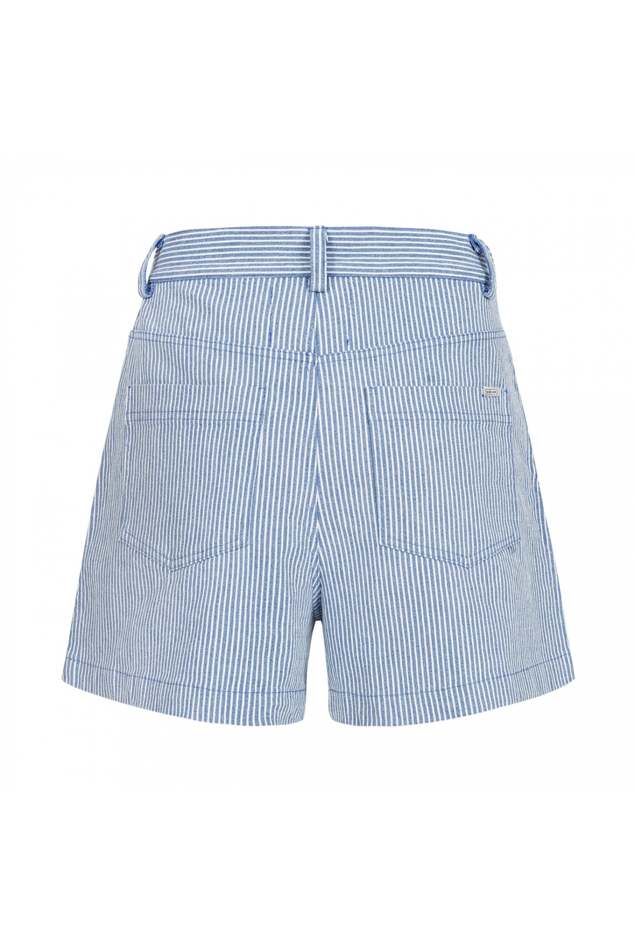 Denim Stripe Shorts - Light Blue | Surf Inc.