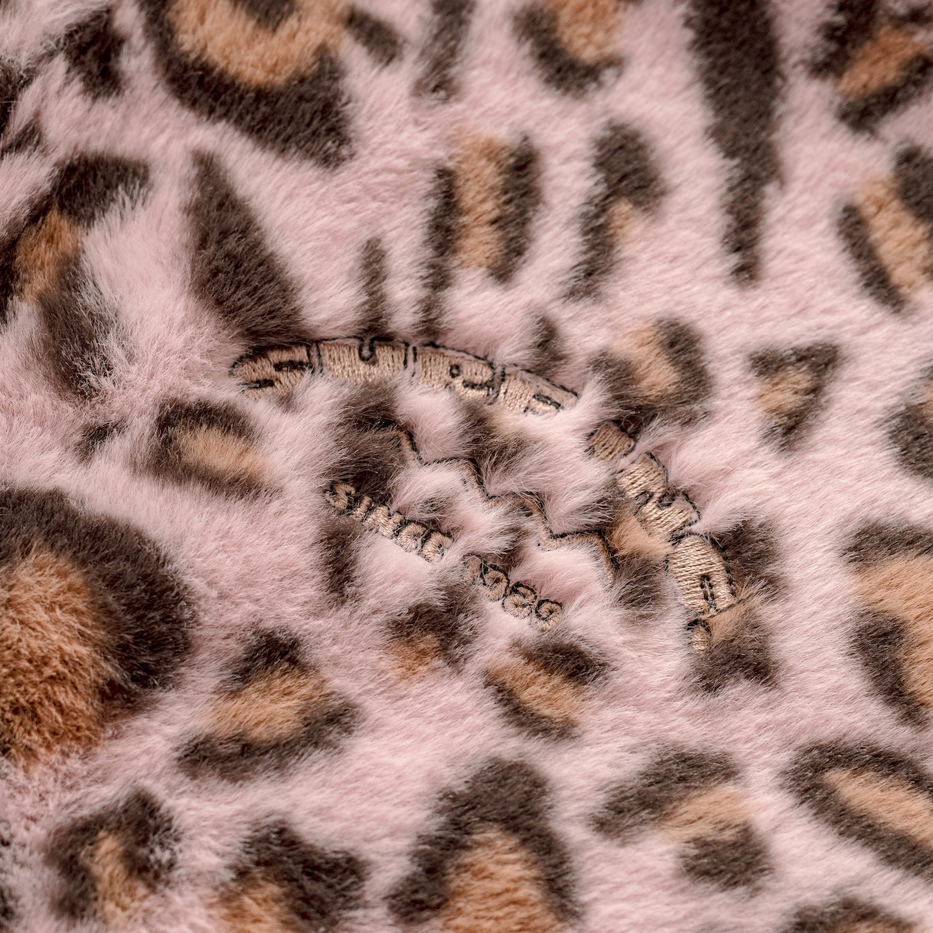 Wild Fuzz High Neck Sweat - Pink Kush