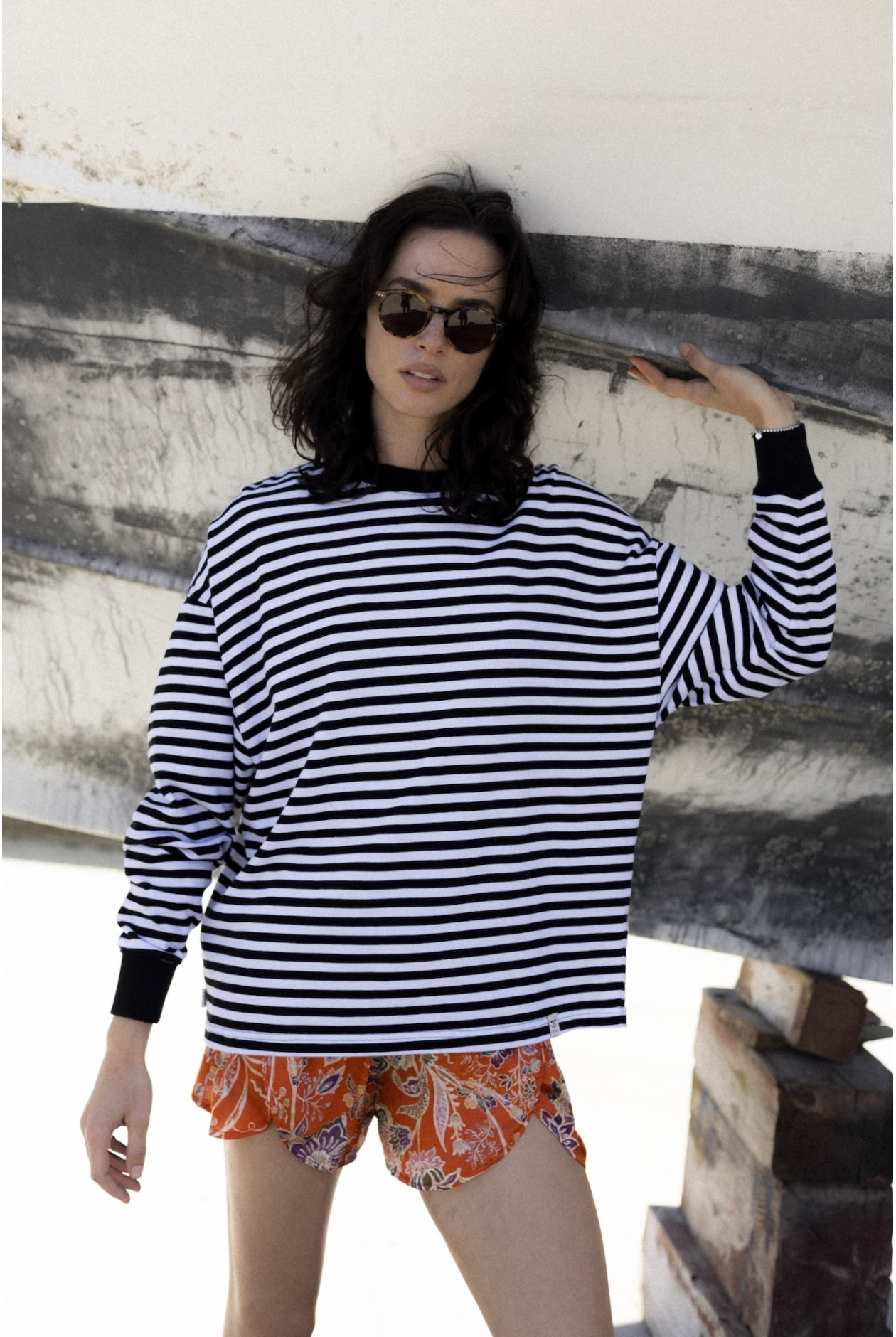 Floral Ethereal Shorts - Orange Haze Floral Ethereal Shorts - Orange Haze