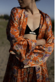 Floral Kimono - Orange Haze | Surf Inc. Floral Kimono - Orange Haze | Surf Inc.