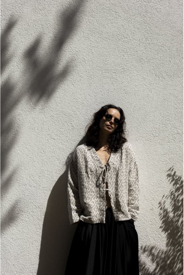 Sprinkle Mini Jacket - Vintage White & Space Sprinkle Mini Jacket - Vintage White & Space