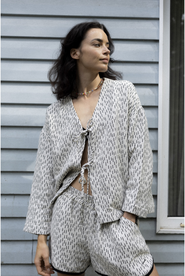 New  | Sprinkle Shorts - Vintage White & Space Black | Surf Inc.