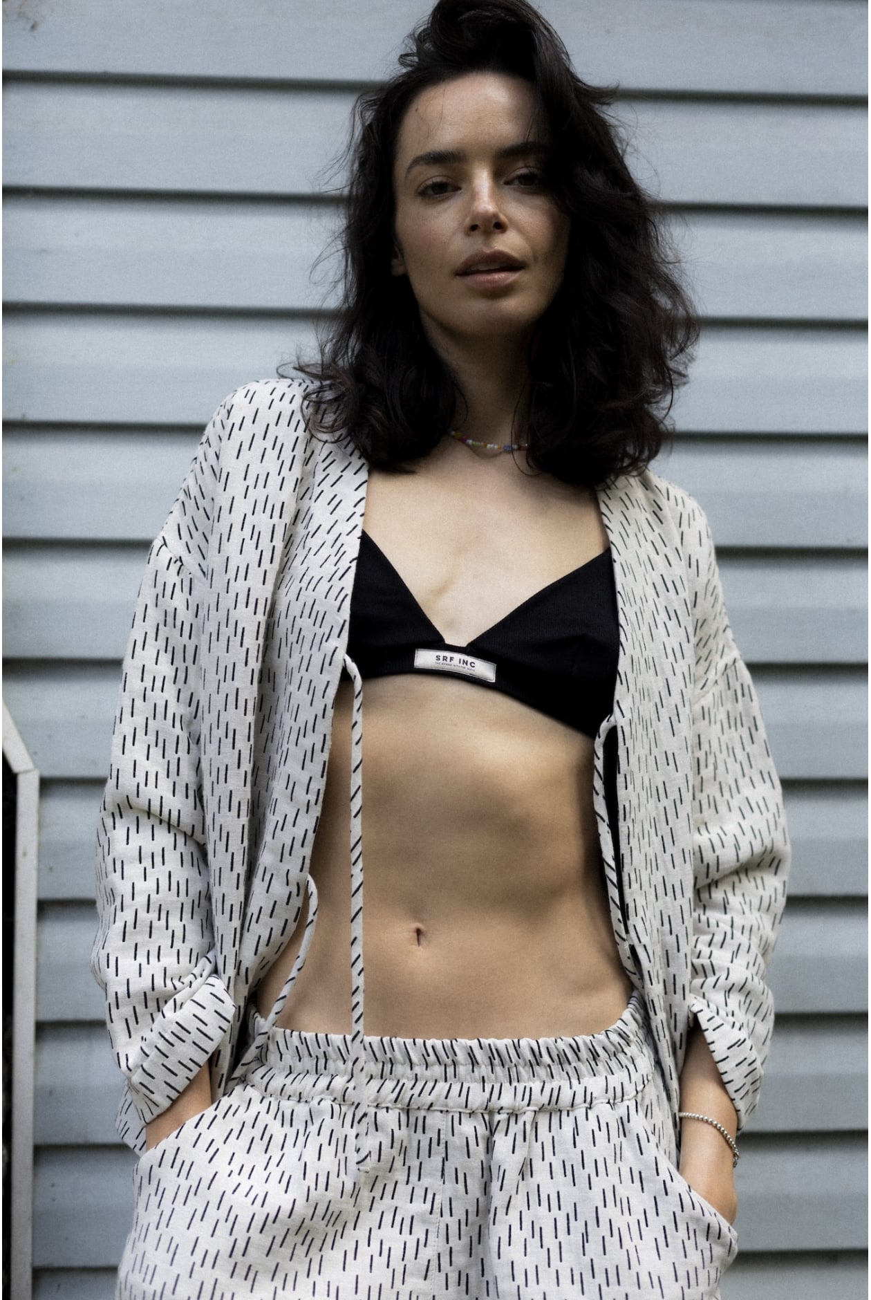 Sprinkle Shorts - Vintage White & Space Black Sprinkle Shorts - Vintage White & Space Black