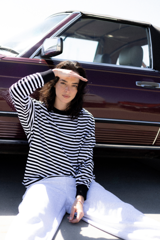 No Gripe Just Stripe LS - Space Black