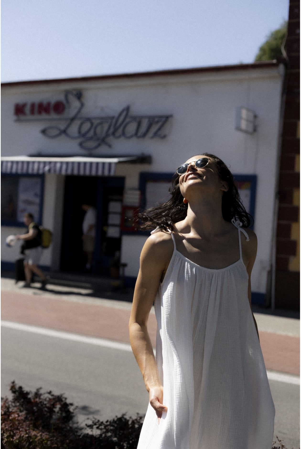 Ankle Loose Muslin Dress - Super Natural