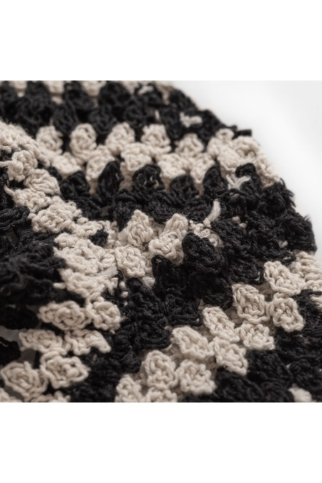 Zebra Crochet Bucket Hat - Super Natural - Cappelli Zebra Crochet Bucket Hat - Super Natural - Cappelli