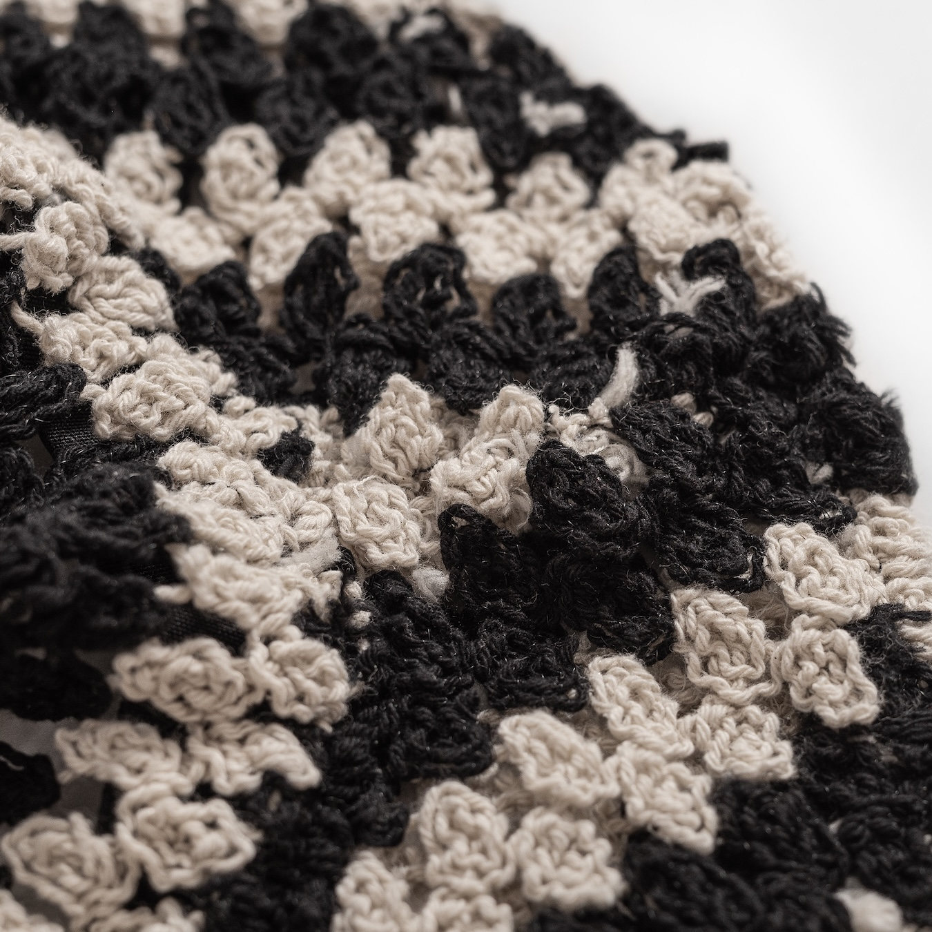 Zebra Crochet Bucket Hat - Super Natural - Cappelli Zebra Crochet Bucket Hat - Super Natural - Cappelli