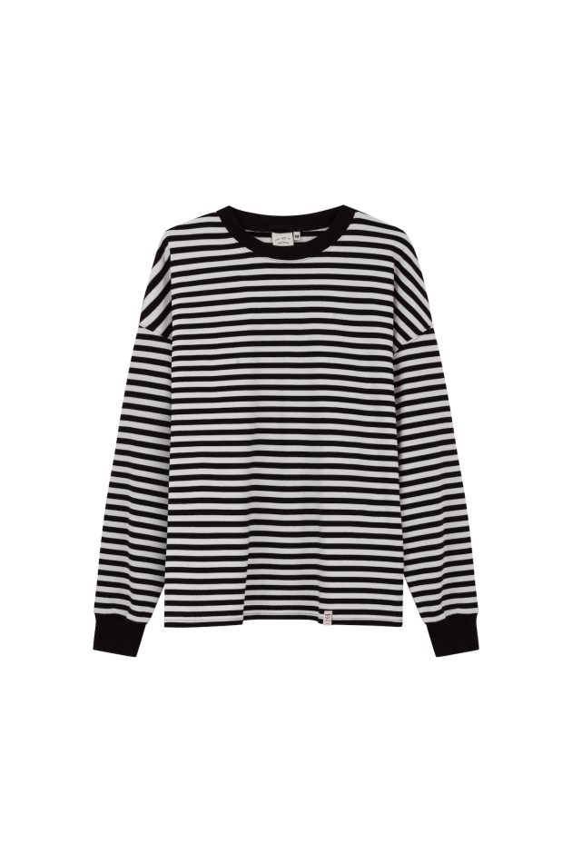 No Gripe Just Stripe LS - Space Black No Gripe Just Stripe LS - Space Black