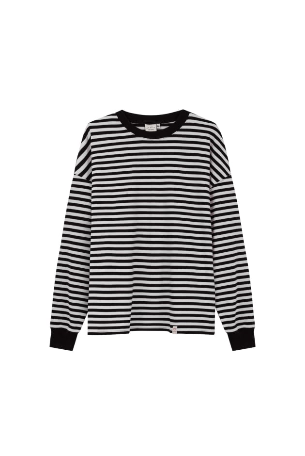 No Gripe Just Stripe LS - Space Black | Surf Inc. No Gripe Just Stripe LS - Space Black | Surf Inc.