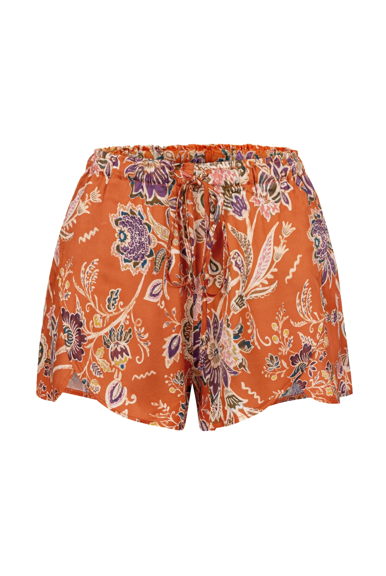 Floral Ethereal Shorts - Orange Haze Floral Ethereal Shorts - Orange Haze