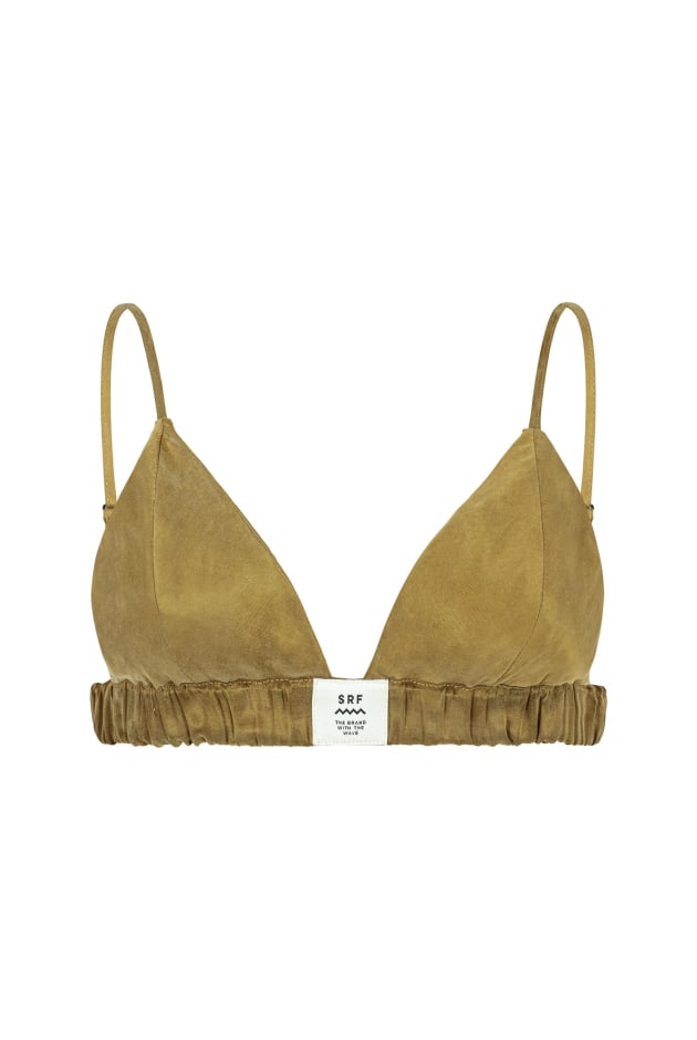 Bielizna damska. 2025  | Cupro Bra - Golden Haze | Surf Inc.