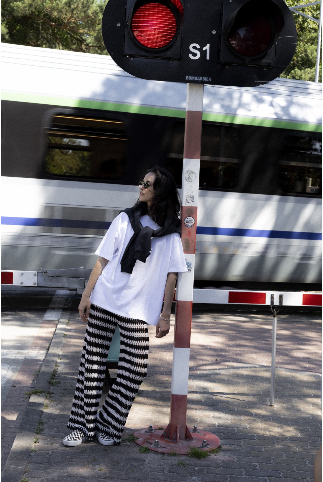 Zebra Crochet Pants - Super Natural Zebra Crochet Pants - Super Natural