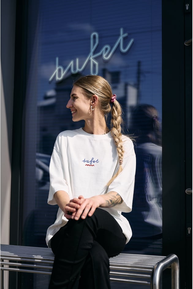Bufet KRK Box Tee - Vintage White Bufet KRK Box Tee - Vintage White