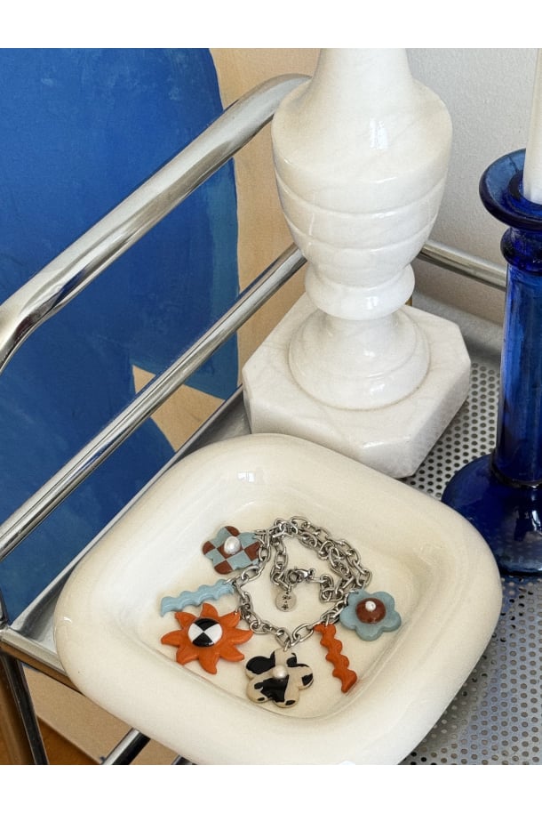 Biżuteria  | GLINA X SRF Blue Sunny Bloom Necklace | Surf Inc.