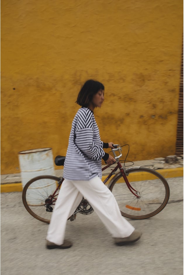 Cord Wide Leg Pants - Vintage White Cord Wide Leg Pants - Vintage White