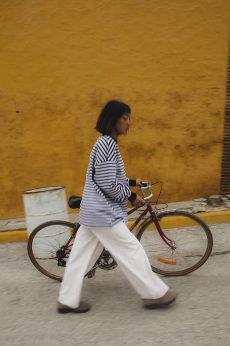 Cord Wide Leg Pants - Vintage White Cord Wide Leg Pants - Vintage White