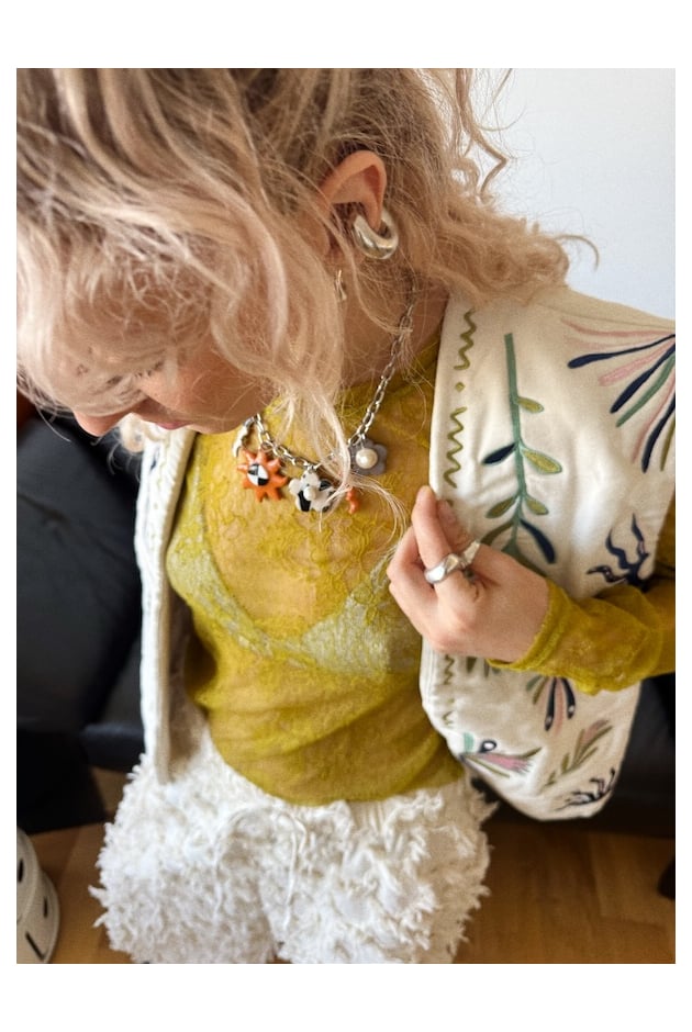 Longsleeve damskie. Lato 2025  | Lace Breaker Longsleeve - Lime | Surf Inc.