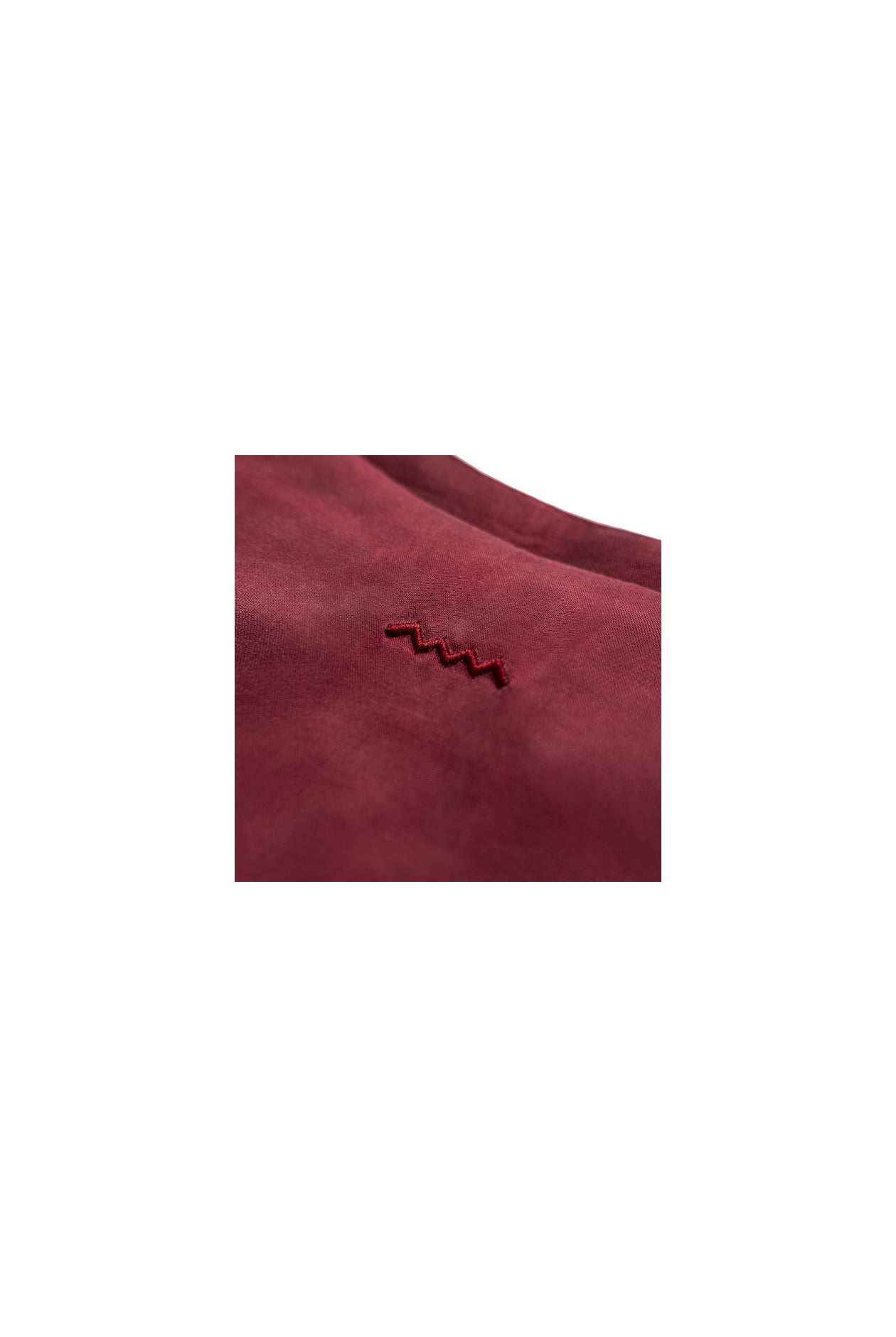 Mini Cupro Skirt - Burgundy Mini Cupro Skirt - Burgundy