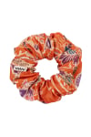 Floral Hair Scrunchie - Orange Haze