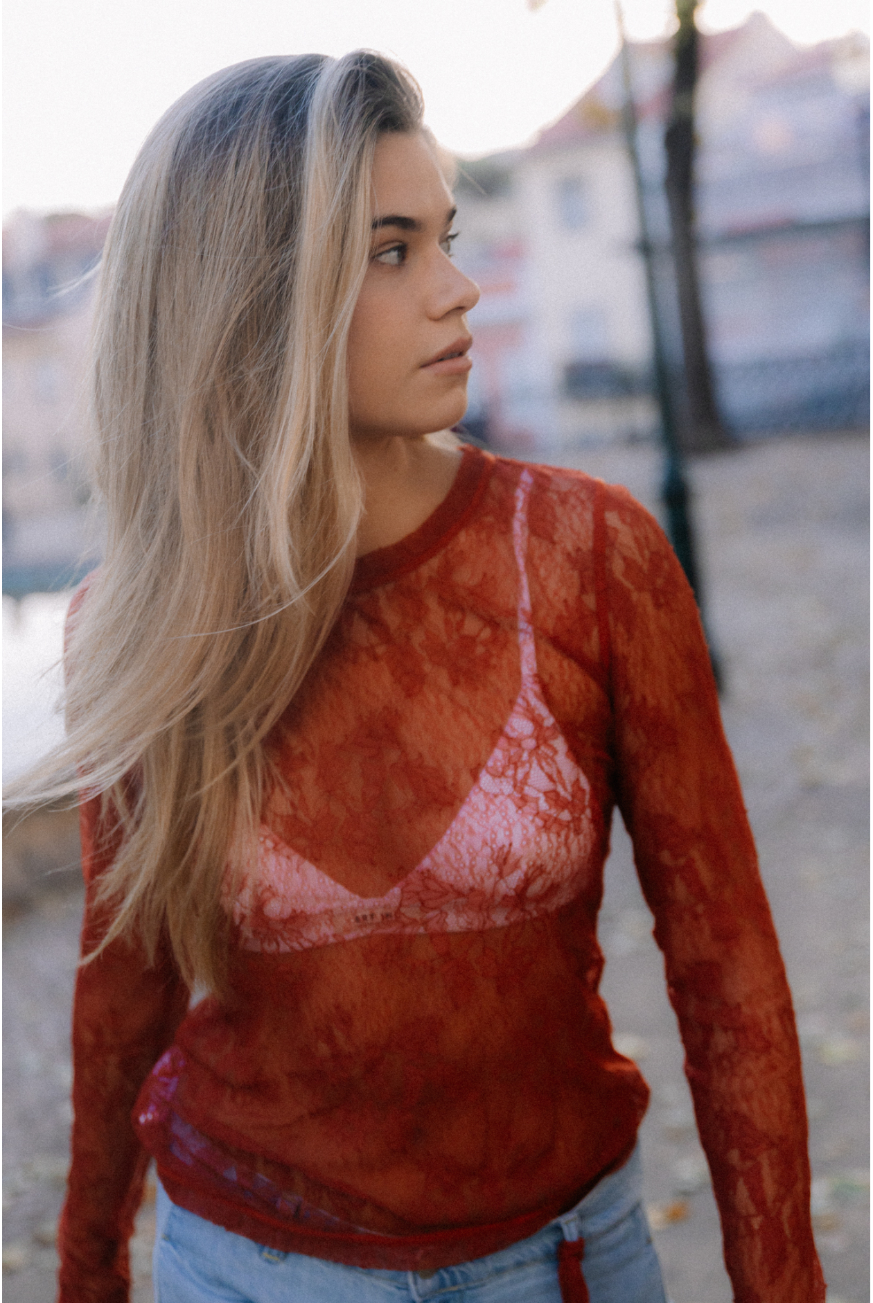 Lace Breaker Longsleeve - Terra Lace Breaker Longsleeve - Terra