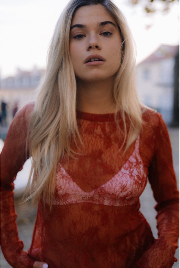 Ubrania Damskie  | Lace Breaker Longsleeve - Terra | Surf Inc.