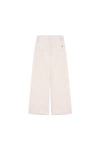 Cord Wide Leg Pants - Vintage White