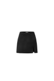 Mini Cupro Skirt - Space Black Mini Cupro Skirt - Space Black