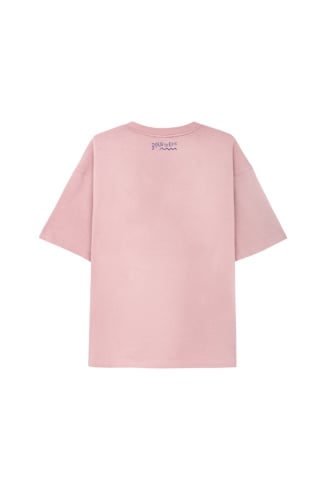 Born To Roar Box Tee - Pink...