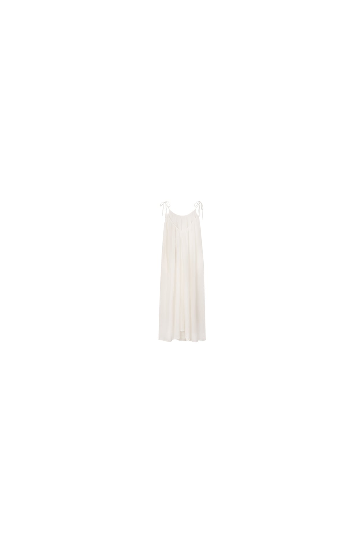 Ankle Loose Muslin Dress - Super Natural