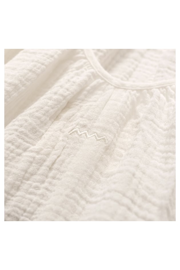 Ankle Loose Muslin Dress - Super Natural Ankle Loose Muslin Dress - Super Natural