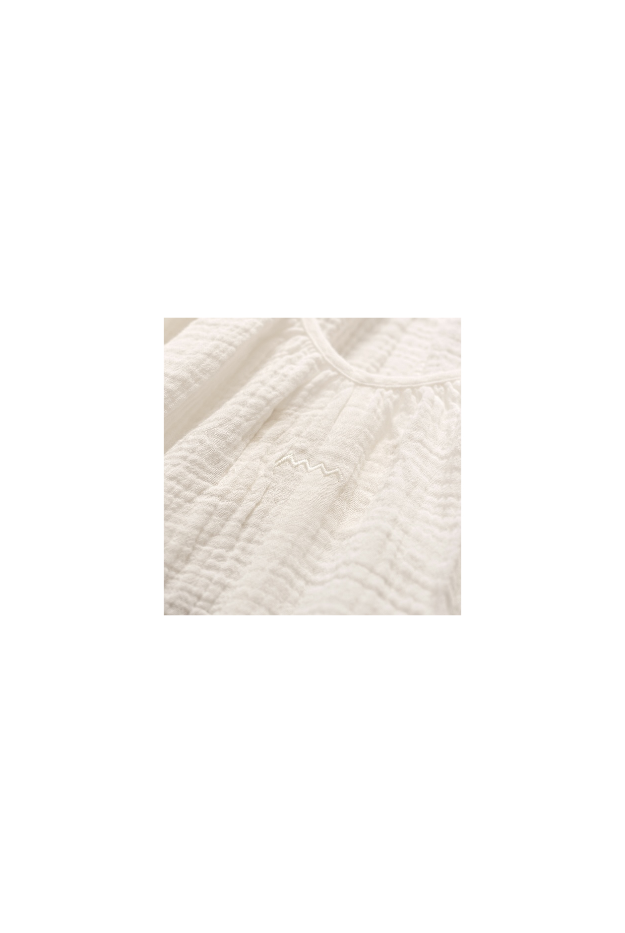 Ankle Loose Muslin Dress - Super Natural