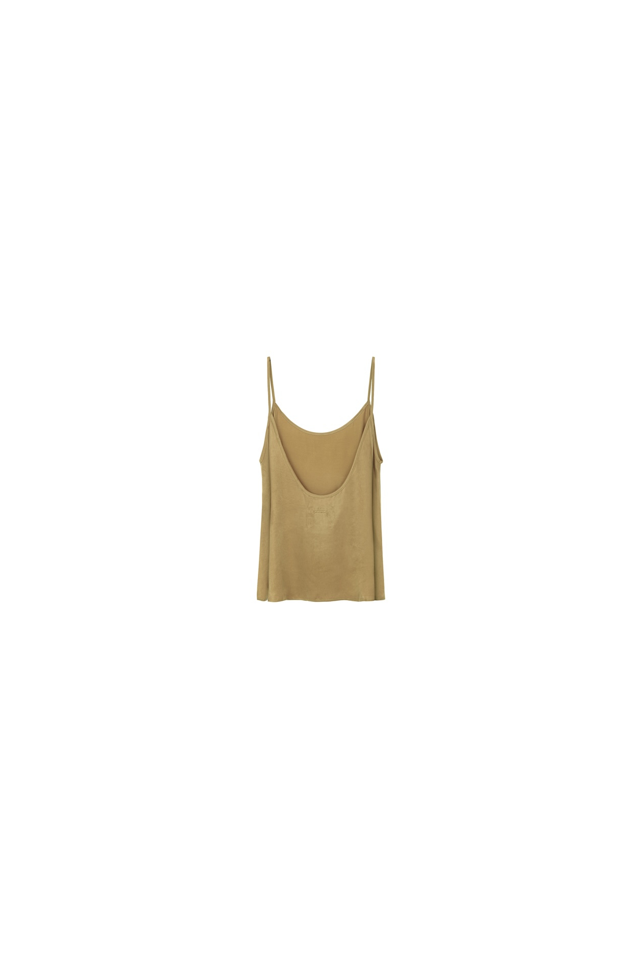 Cupro Loose Top - Golden Haze