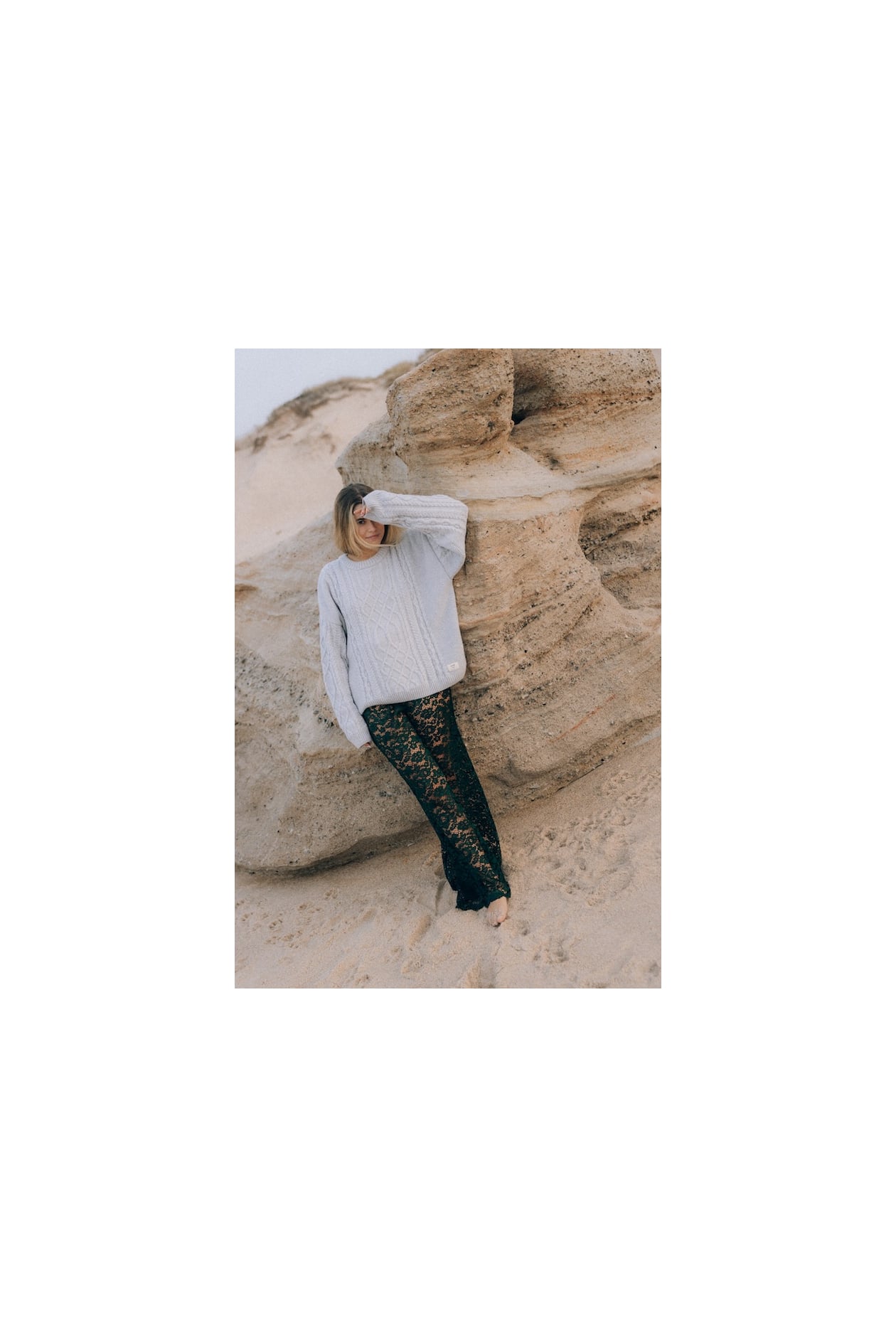 Sheer Lace Pants - Green Queen Sheer Lace Pants - Green Queen