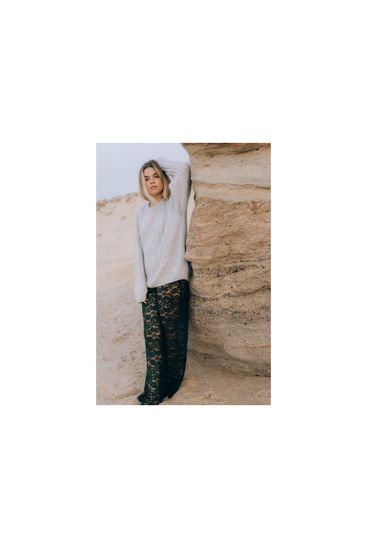 Sheer Lace Pants - Green Queen Sheer Lace Pants - Green Queen