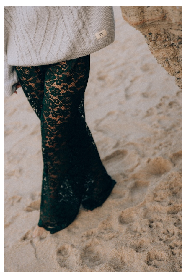 Sheer Lace Pants - Green Queen Sheer Lace Pants - Green Queen