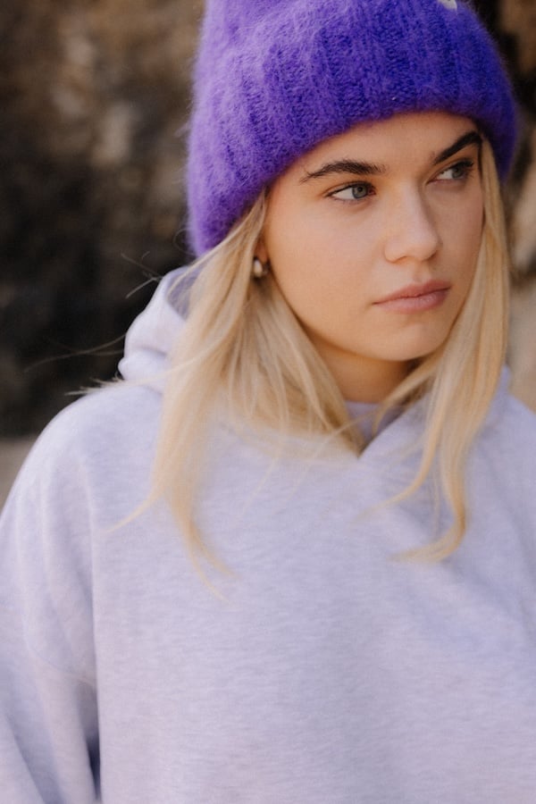 Olivia Beanie - Grape OG