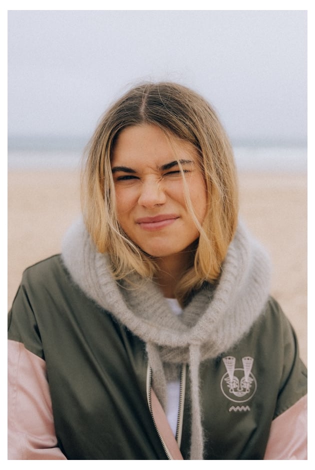 Wool Fluffy Balaclava - Light Grey Wool Fluffy Balaclava - Light Grey