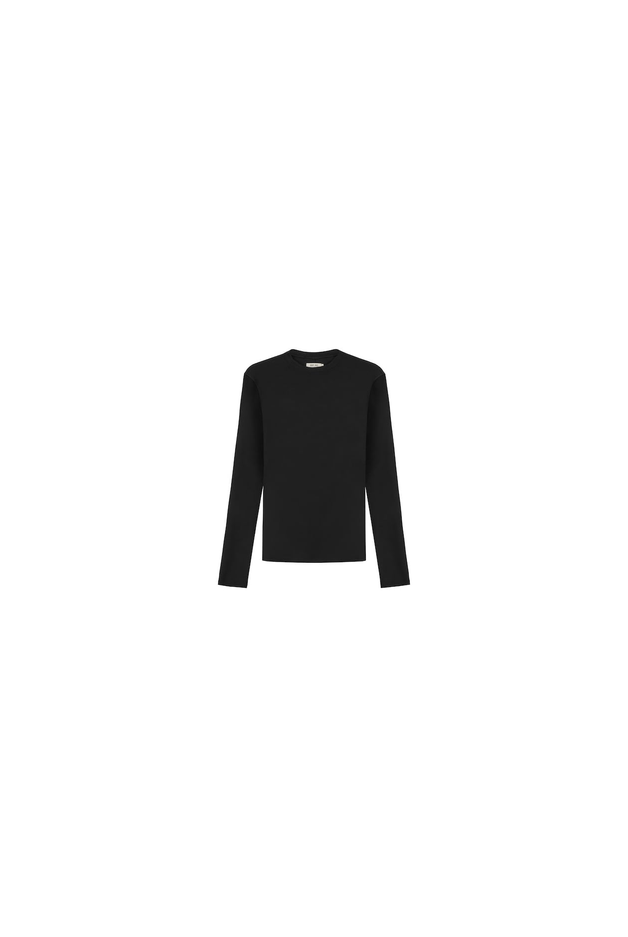 Stripe Lyocell Longsleeve - Space Black Stripe Lyocell Longsleeve - Space Black