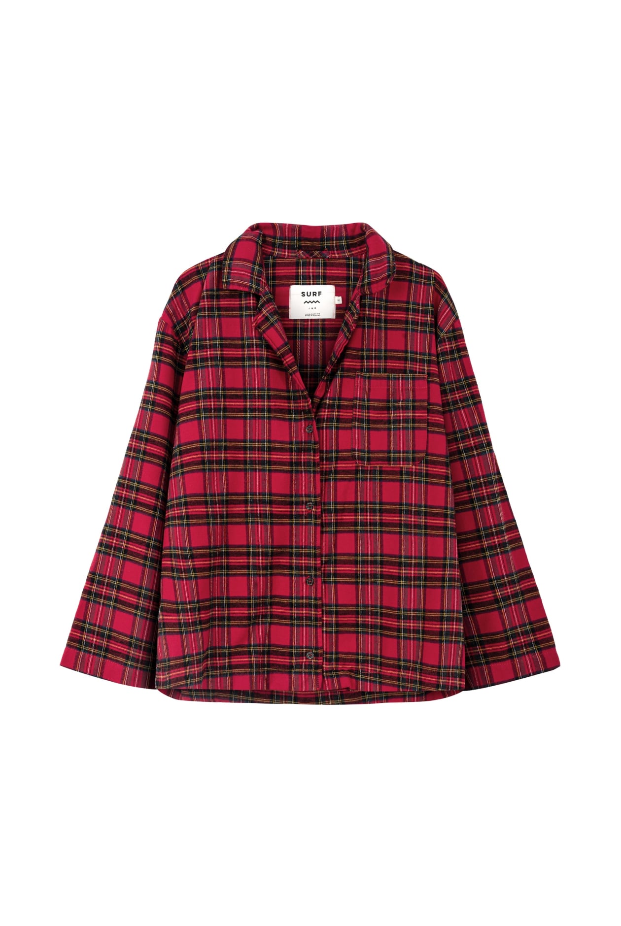 Foggy Mood Flannel Shirt - Formula Red Foggy Mood Flannel Shirt - Formula Red