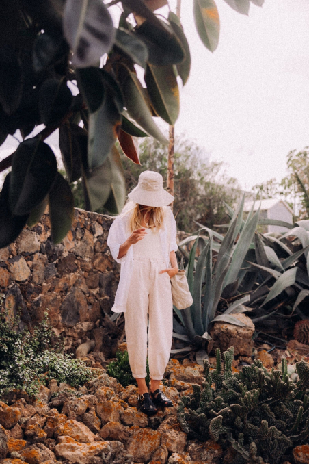 Summer Linen Hat - Champagne Summer Linen Hat - Champagne