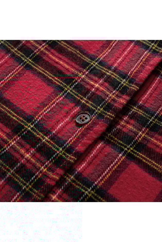 Foggy Mood Flannel Shirt - Formula Red Foggy Mood Flannel Shirt - Formula Red