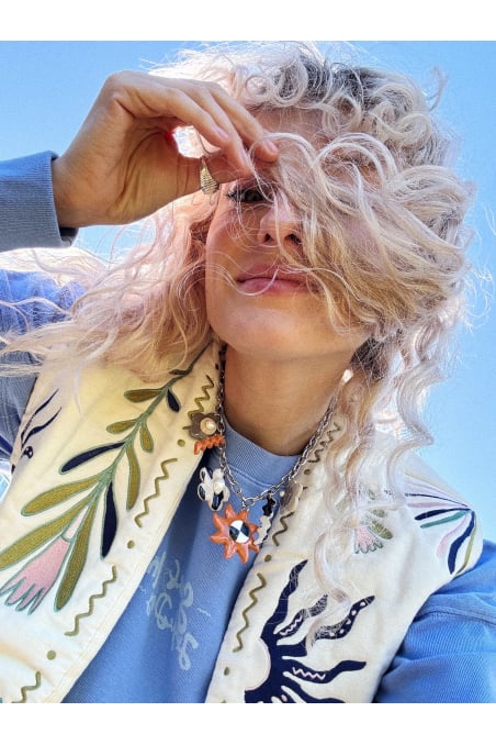 Wildflower Vest - Super Natural Wildflower Vest - Super Natural