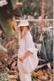 Summer Linen Hat - Champagne Summer Linen Hat - Champagne
